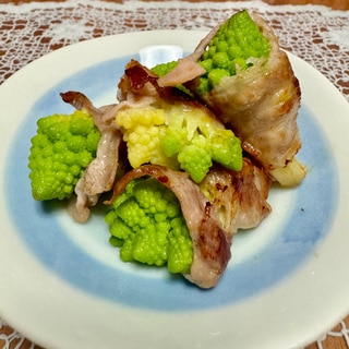 お弁当にも❗️ホクホクꈍ◡ꈍ豚肉巻き☆ロマネスコ